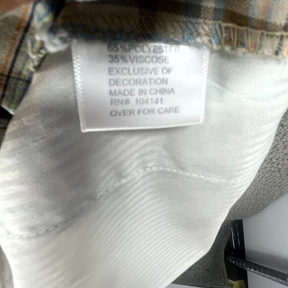 Walter Hagen Golf Shorts Mens 34 Multicolor Plaid Casual Flat Front Belt Loops - Picture 12 of 13